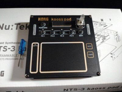 KORG Nu:tekt NTS-3 Kaoss Pad Kit Black compact FX unit Programable Effect Kit