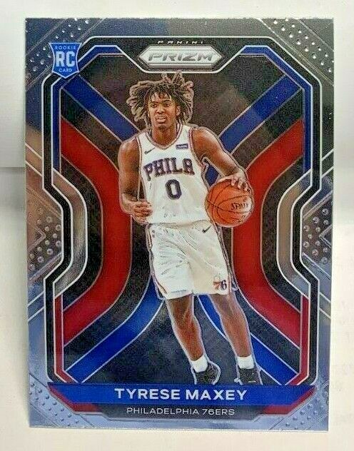 Tyrese Maxey 2020-21 Panini Prizm Rookie Card RC #256