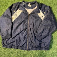Vintage blue star maggie barnes full zip up windbreaker