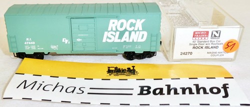 Rock Island 47440 40' Box Car Single Door Micro Trains Line 24270 N 1:160 J51 å | Zustand: Gebraucht
