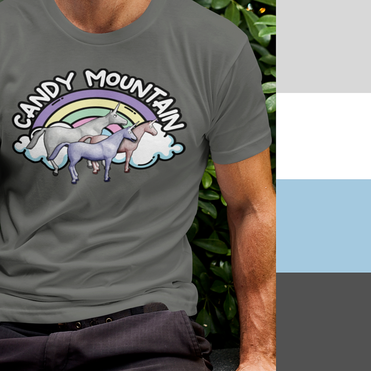 Charlie The Unicorn T-Shirt S-3XL Candy Mountain Ring Ring Hello