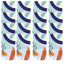 Elise Modern Art Class 3 Ply Guest Towel Dinner Napkins Paper 16 Pack 4" x 8"