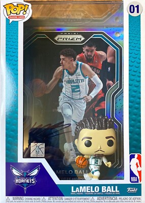 Lamelo Ball signed autographed Hornets panini prizm funko pop #1