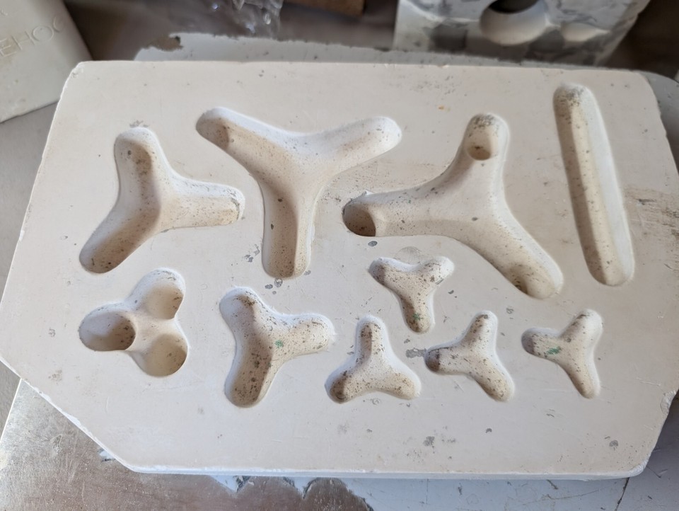 Kiln Stilts Supports Vintage Slip Casting Ceramic Mold eBay