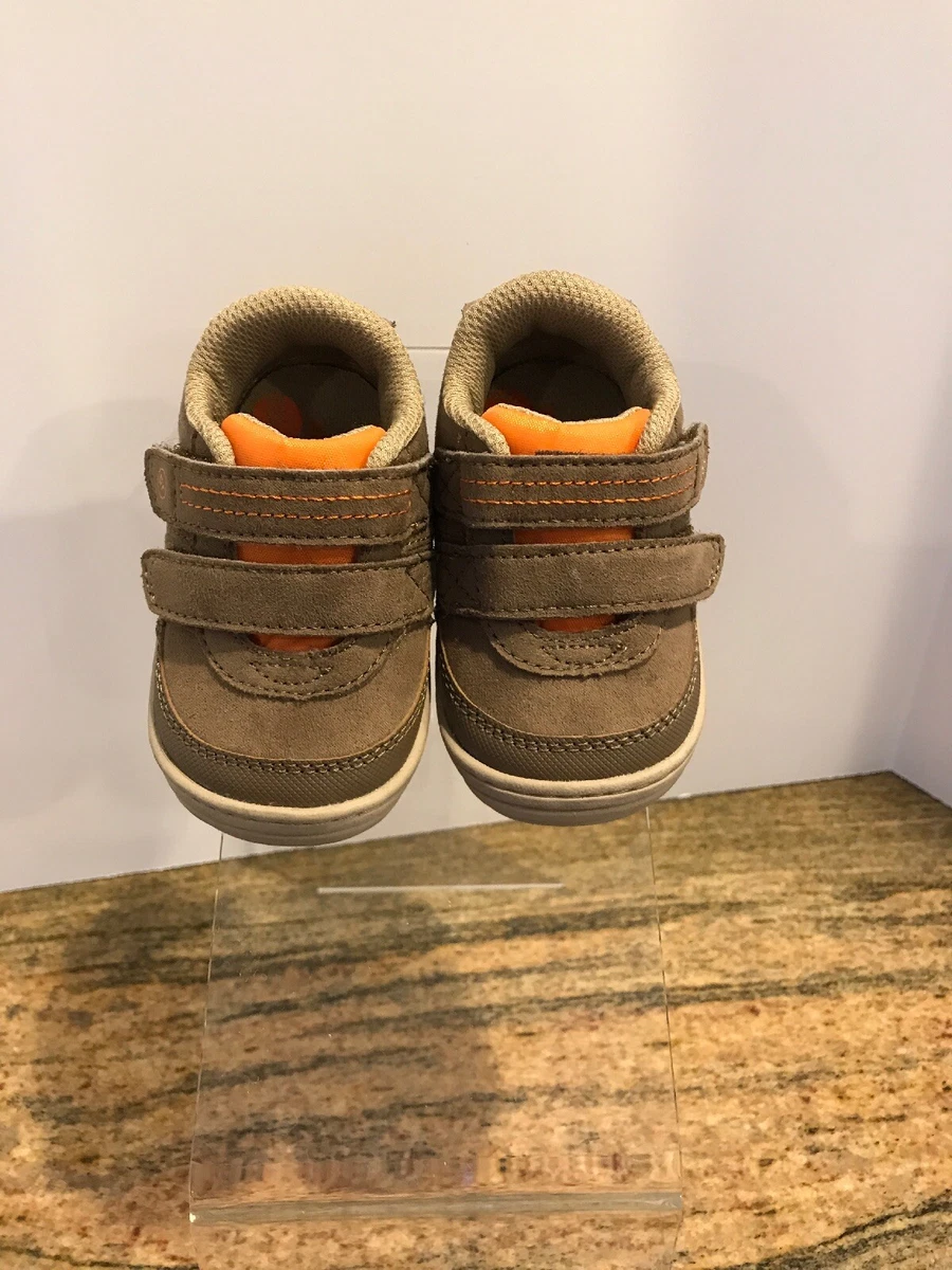 Stride Rite SR Kyle Tan Brown Boys Shoes Sneakers Size US 4M New Without Box