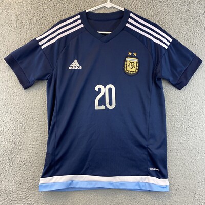 2015-16 ARGENTINA Away S/S #20  2015 Kun COPA America AFA jersey S  shirt /40-64