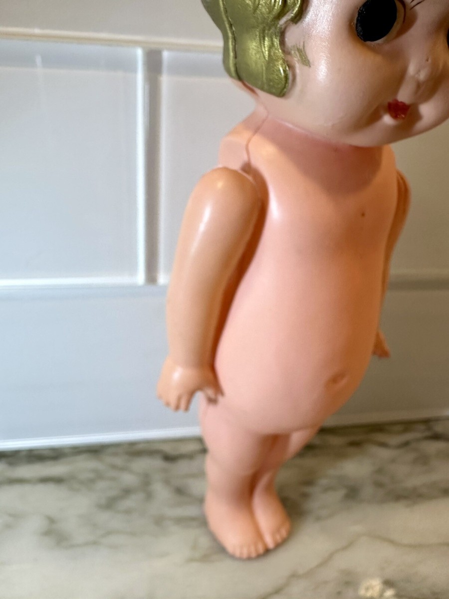 Adorable 1950s Celluloid Kewpie Doll Japan 8 inch Vintage Cupie