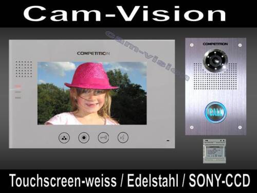 16-MELODIEN VIDEO KLINGELANLAGE 7"Monitor-MEMORY 110°WEITWINKEL SONY CMOS Kamera - Afbeelding 1 van 10
