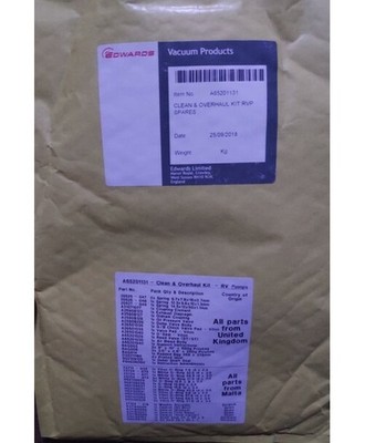 EDWARDS CLEAN AND OVERHAUL KIT FOR RV SERIES PUMPS, A65201131 #ju
