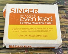 Singer Smooth & Even Feed Sewing Machine Foot...