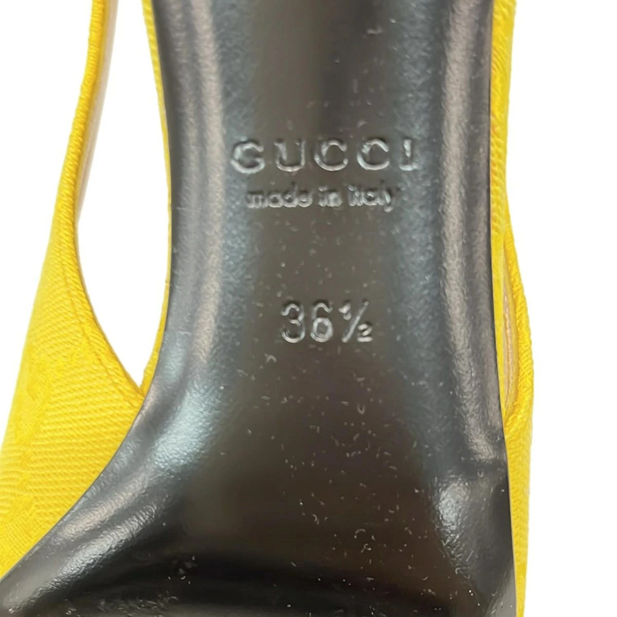 GUCCI sandals GG pattern/horsebit yellow x silver thumbnail 6