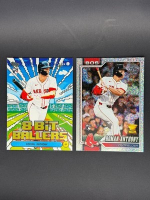 2026 Topps Roman Anthony RC Lot 8-Bit Ballers + Rainbow Foil Red Sox