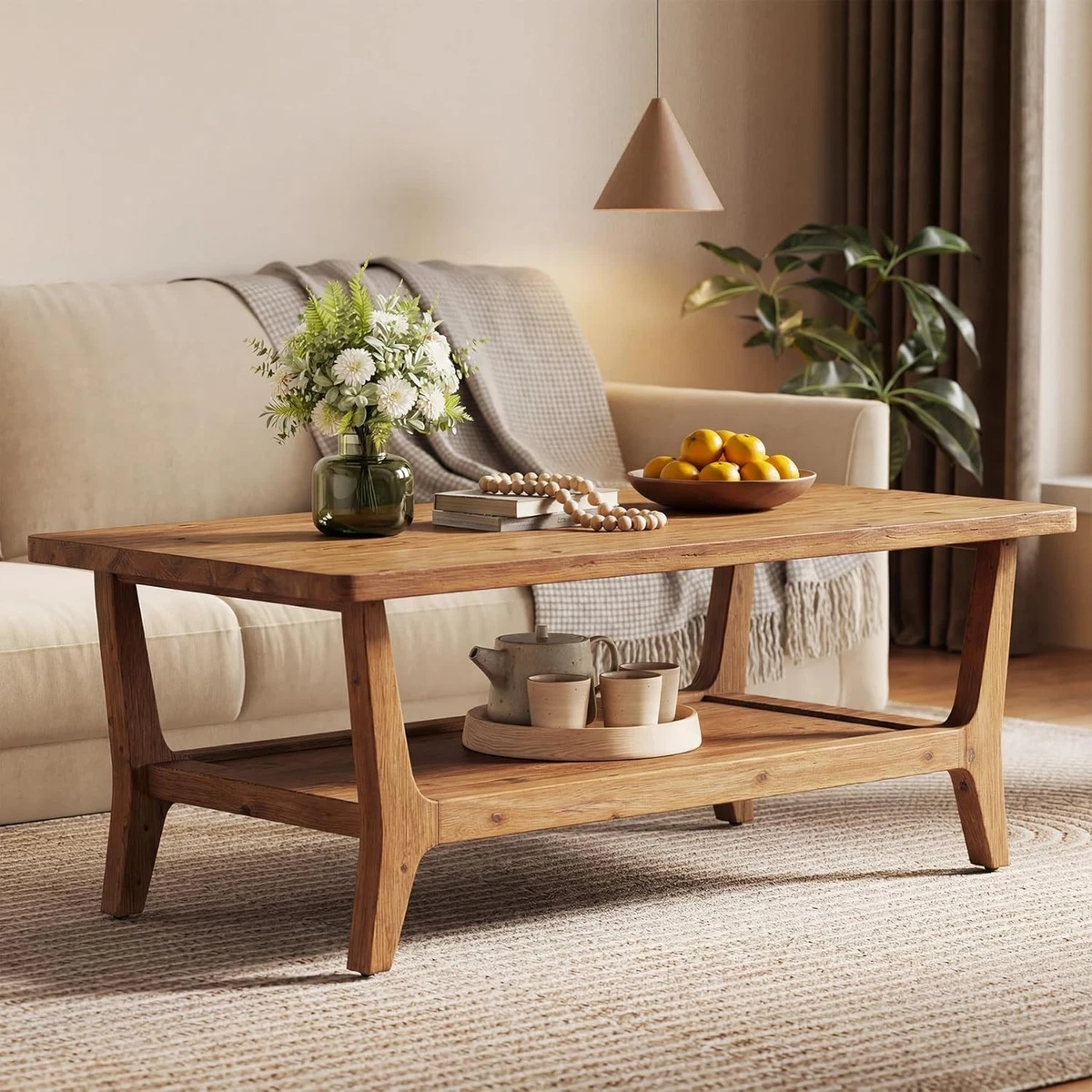 25+ Solid Wood Rectangular Coffee Table Tables for sale | Updated
