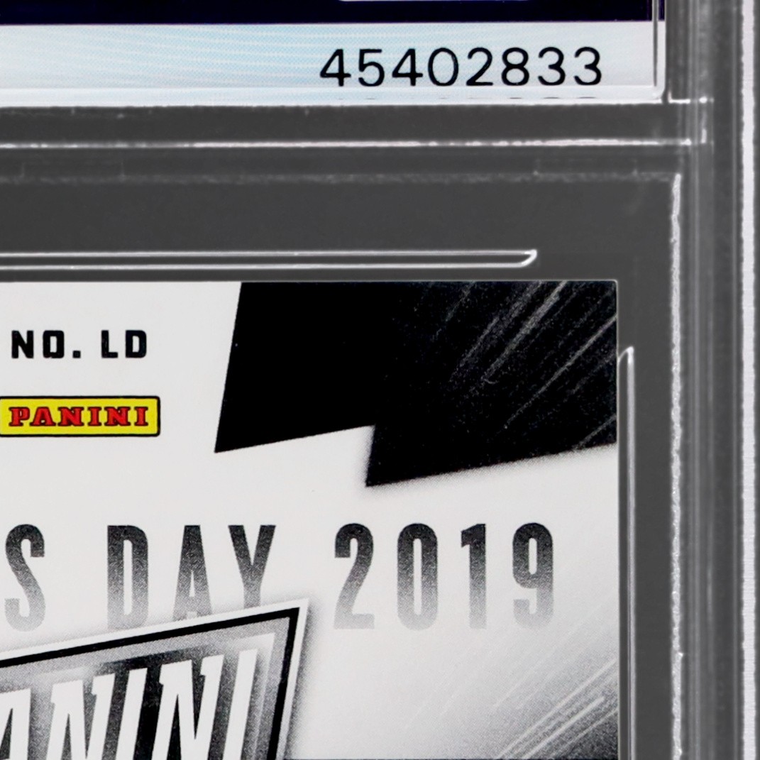 2019-20 Panini Father's Day Luka Doncic #LD PSA 10 Panini Collection 110/199 view 9