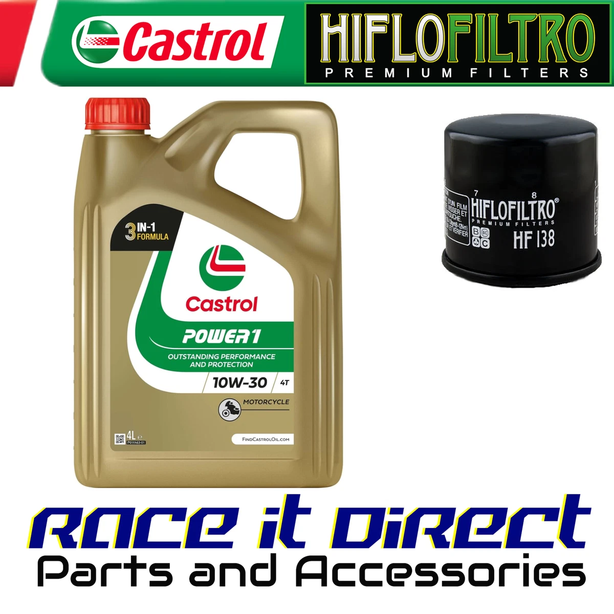 Silkolene Semi-Synthetic Oil & Hi-Flo Filter Bundle For Suzuki GSX-S1000 2015–2020 – UK Made