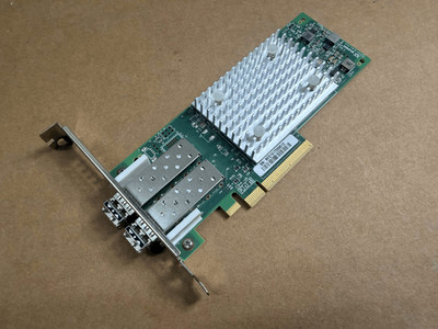Lenovo QLogic QLE2692 16Gb 2-Port SFP PCIe FC HBA w/2x 16Gb SFP's - 01KR586