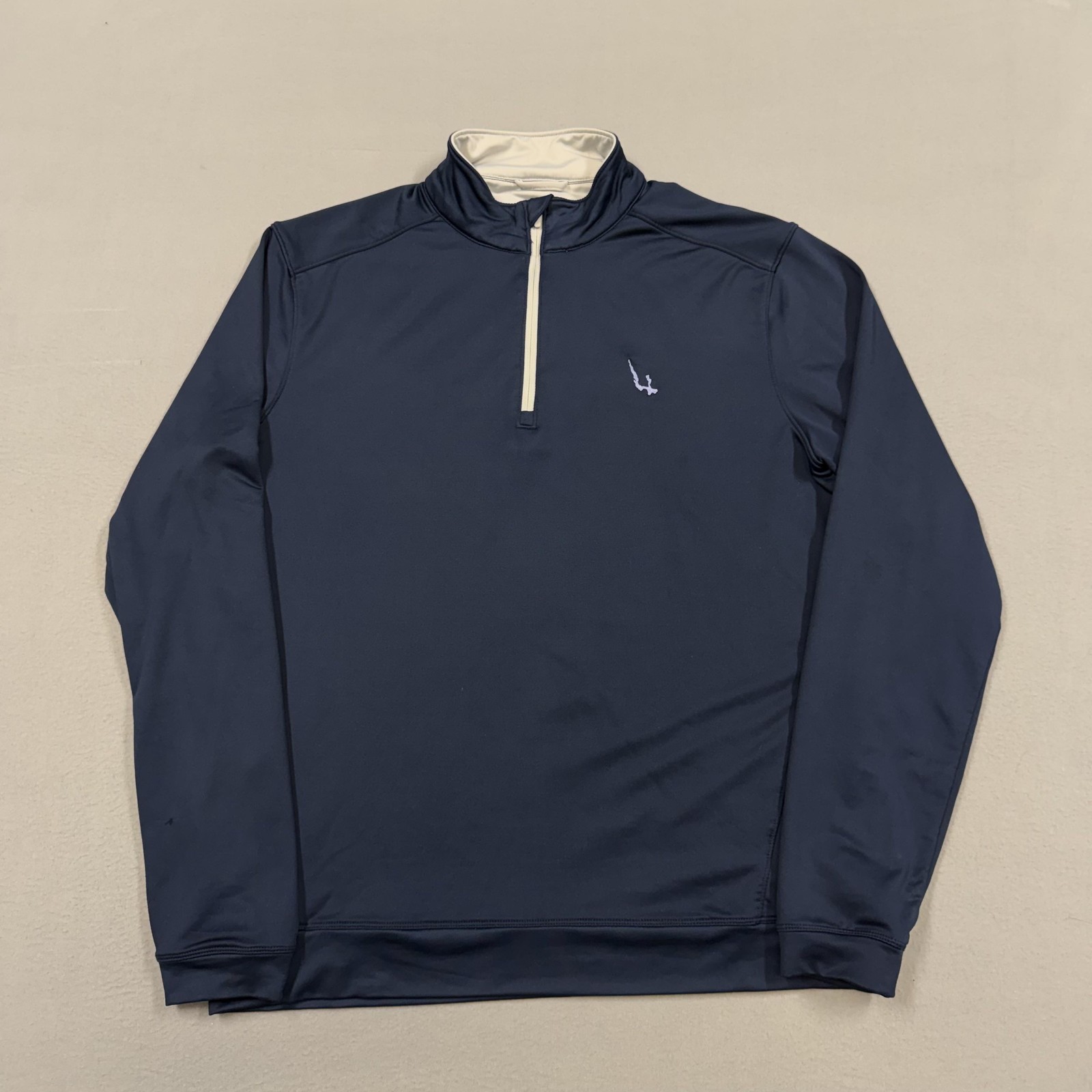 Vineyard Vines Pullover Mens Large Blue 1/4 Zip Long Sleeve Performance Top