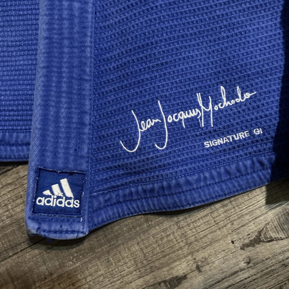 Adidas джиу-джитсу синий винтажный редкая!! Signature серия размер 190 - Изображение 2 из 4