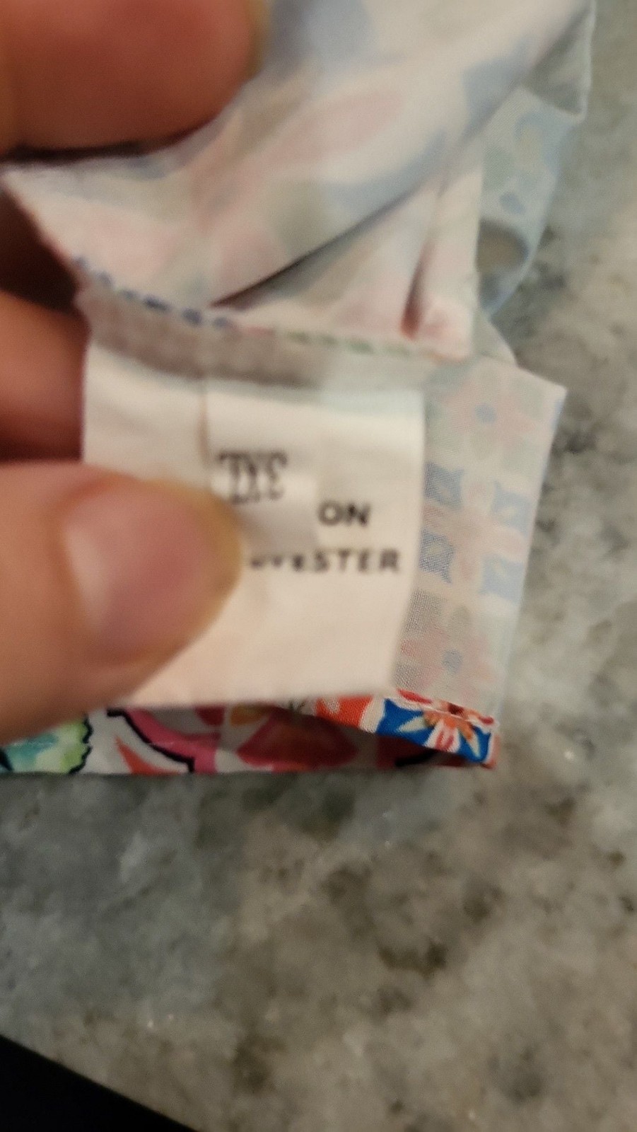 Fluorescent Printed Swiss Dot Patchwork Boho Plea… - image 3