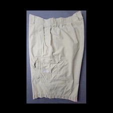 Columbia Men s Beige Cargo Shorts Cotton Nylon Zip Pockets 109 XM 4594 size 34