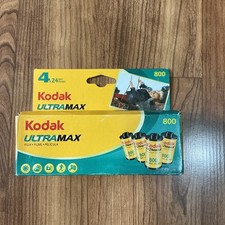 Vintage Kodak Ultramax 800 35mm Film 4x24 4 Pack Expired NEW Sealed HTF