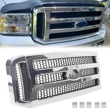 Front Grille Compatible with 2005-2007 Ford F250 F350 F450 F550 SuperDuty FO1200