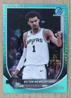 2025-26 Bowman Chrome Aqua Mojo Refractors #BCV143 Victor Wembanyama #123/125