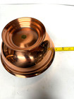 VINTAGE SOLID BRASS POT SPITTOON  COPPERCRAFT 8" D and 4" tall. — photo 4