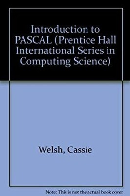 Einführung In Pascal Taschenbuch Jim, Elder, John F. Welsh