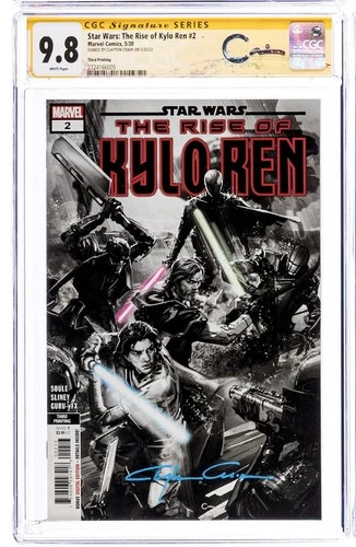 Star Wars The Rise Of Kylo Ren #2 CGC SS 9.8  Clayton Crain Signature Signed 3rd