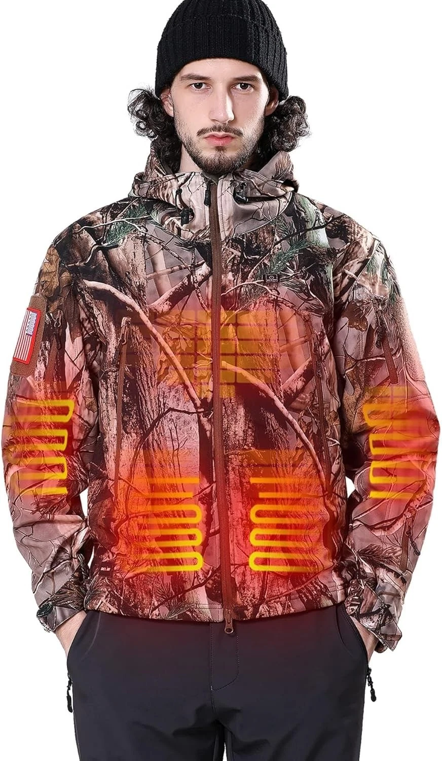 [Tree Color] DEWBU Heated Jacket for Men with 12V Battery Pack Soft Shell
Opens in a new window or t