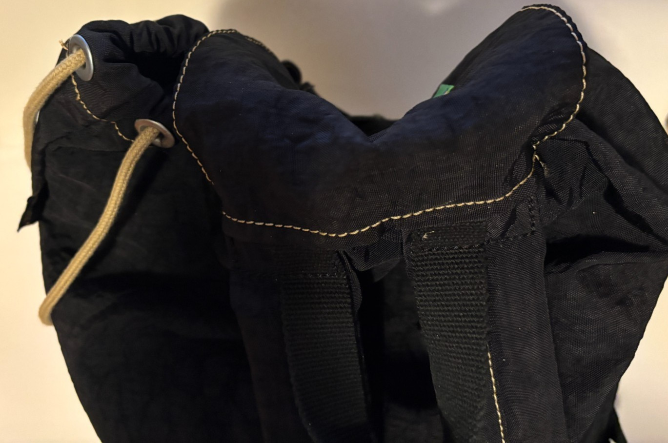 Kipling Drawstring Rucksack Black Backpack Animal… - image 4