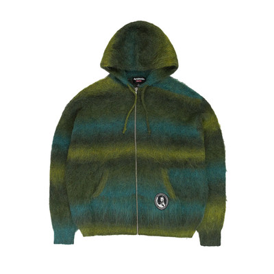 Supreme Hysteric Glamour Mohair Zip Up Hooded Sweater Olive | eBay