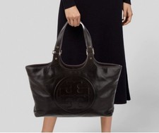 Tory Burch Bombe Tote Bag in Black  From Japan
