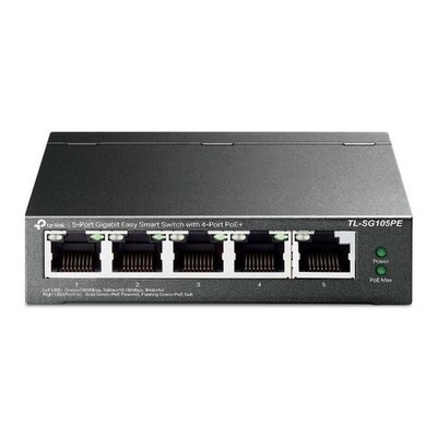 Omada W128879778 131204 5-Port Gigabit Easy Smart PoE Switch with 4-Port Po ~E~