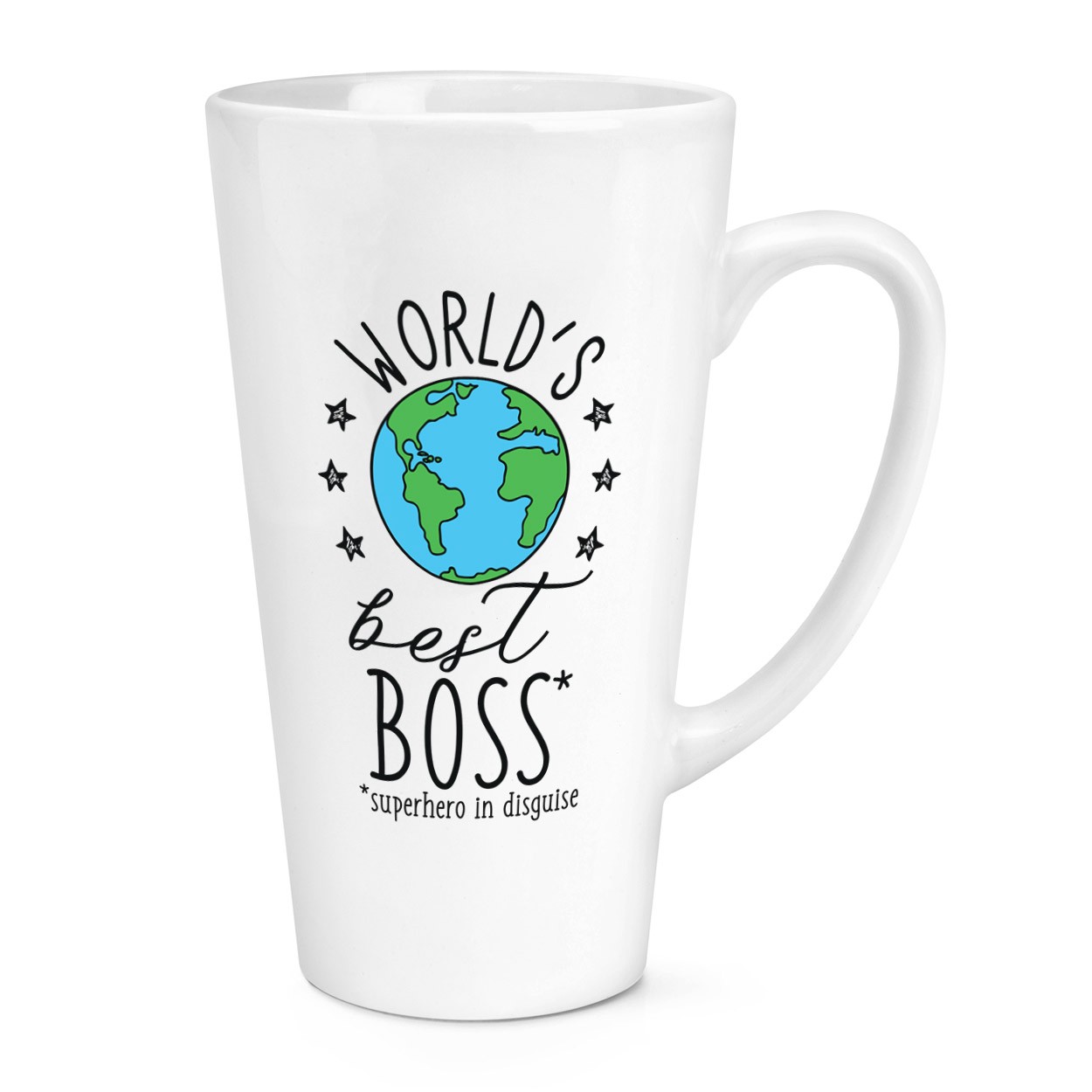 World's Best Boss 17oz Large Latte Mug Cup - Funny Gift Present Big