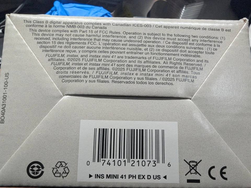 FUJIFILM INSTAX MINI 41 Instant Film Camera - Image 4 of 4