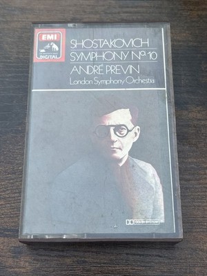 Shostakovich Symphony 10 In E Minor Cassette Andre Previn EMI