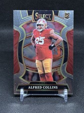 2025 Panini Select Concourse Alfred Collins #17 Rookie San Francisco 49ers