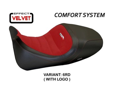 Sattelbezug Komplet Sitz Imola 1 Velvet Comf Rot TPZ DUCATI DIAVEL 2014 2018 Fv