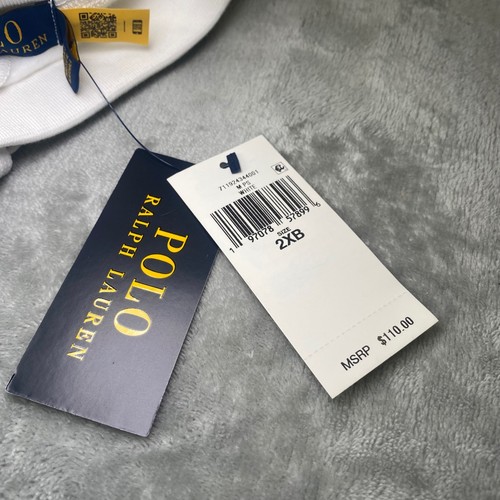 Polo Ralph Lauren POLO RL 67 Logo Fleece Sweat Shorts weiß blau Herren Größe 2XB - Bild 6 von 12