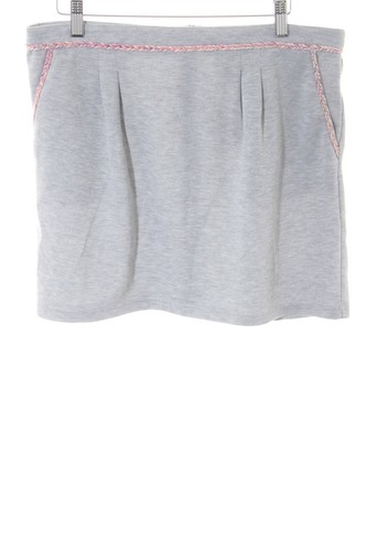 Minifalda Mujeres Talla EU 38 gris claro-rosa neón look casual - Imagen 3 de 5