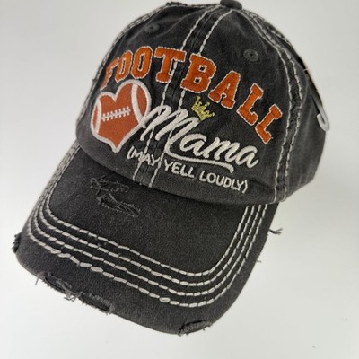 KBETHOS Damen Graue Verstellbare Football Mama Baseball Cap aus Baumwolle