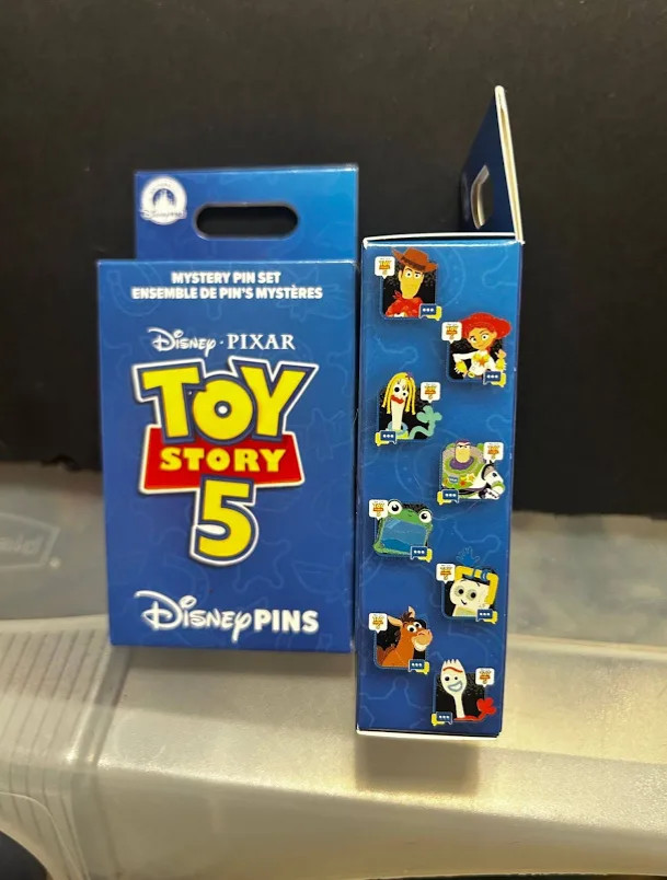 Disney “Toy Story 5” Mystery Pin Box (1 box, 2 pins)  NEW SEALED