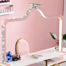 Upgraded Half Moon Light for Nail Desk,35In Foldable Nail Tech Lamp,3000-6000K B