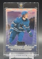 2024-25 O-Pee-Chee Platinum Pond Hockey Variant Macklin Celebrini 263 Rookie SSP