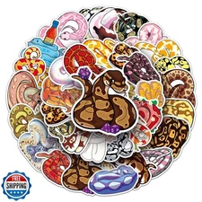 50Pcs Snake Stickers Bulk Snake Party Favors Waterproof Vinyl Cute Serpent St
