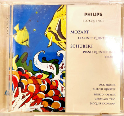 MOZART: CLARINET QUINTET/ SCHUBERT: TROUT QUINTET - Allegri Quartet, Brymer - CD
