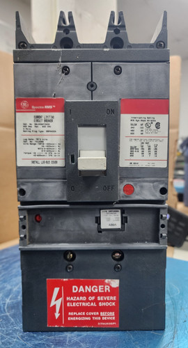 🤠 GE 400 AMP SPECTRA CIRCUIT BREAKER 600V 3P SGLA36AT0400 W/ 400A TRIP SRPG400A