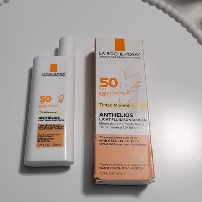 La Roche-Posay SPF 50 Mineral Anthelios Light Fluid Sunscreen 1.7 oz exp 01/26